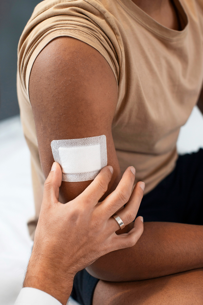 Wound dressing at home